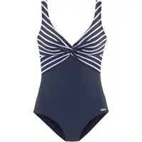 LASCANA Badedragt navy / hvid
