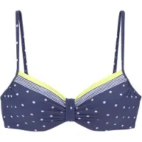 LASCANA Bikinioverdel marin / lemon / hvid