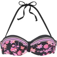 LASCANA Bikinioverdel natblå / pink