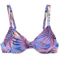 LASCANA Bikinioverdel lyseblå / mørkeblå / gul / pink / rød