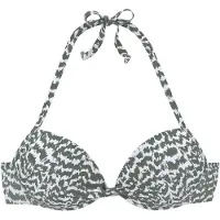 LASCANA Bikinioverdel oliven / hvid
