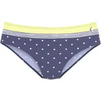 LASCANA Bikinitrusse navy / gul / hvid