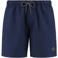 Shiwi Badeshorts 'MIKE' navy / mørkeorange / sort / hvid