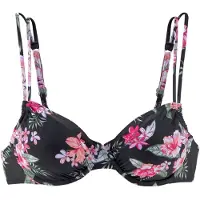 LASCANA Bikinioverdel oliven / pink / pastelpink / sort