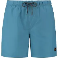 Shiwi Badeshorts 'MIKE' turkis / mørkeorange / sort / hvid