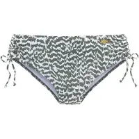 LASCANA Bikinitrusse oliven / hvid
