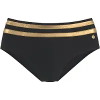 LASCANA Bikinitrusse 'Elodie' guld / sort