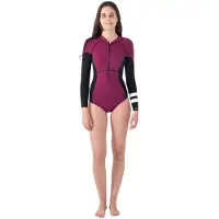 Hurley Advant Texture 2/2 Mm Langærmet Shorty Med Lynlås Foran Til Damer