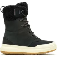 Merrell - Afterski - Marquette Thermo Tall Zip Wp Black til UnisexUld - Størrelse 38,5 - Sort