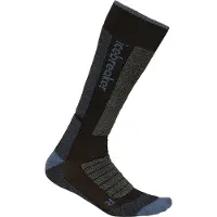 Icebreaker - Skistrømper dame - W Merino Blend Ski+ Medium OTC Black/Dawn/Graphite til UnisexUld - Størrelse 35-37 - Sort