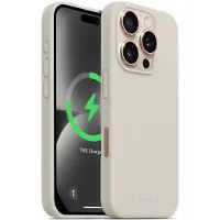 Crong Color Cover Magnetisk - iPhone 16 Pro MagSafe-cover (stenbeige)