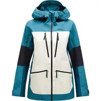 Peak Performance - Skijakker dame - W Vertical Gore-Tex Pro Jkt Hydro Fresh Sand Fog Infinity Teel til UnisexUld - Størrelse S - Sort