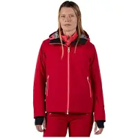 Rossignol - Skijakker dame - W Blackside Jacket Ruby Red til UnisexUld - Størrelse M - Rød