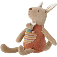 Bloomingville Stofdukke - 33 cm - Clover - Brun - - OneSize - Dukke