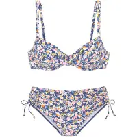 Buffalo Bikini navy / gul / pink