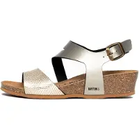 Bayton Sandaler med rem 'Reus' guld
