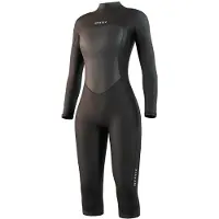 Mystic Brand Flatlock 3/2mm Langærmet Shorty-våddragt Med Lynlås Bagpå Til Damer
