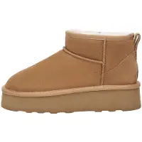 EVER AU Boots 'Heron' kastaniebrun