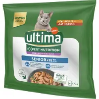 Affinity Ultima Ultima Cat Expert Nutrition Senior Chicken & Beef - Økonomipakke: 44 x 70 g