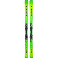 Elan Ace Scx Fusion X + Emx 12.0 Gw Fus X Blk/grn [f] Alpin Ski Pakke