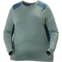 Helly Hansen Lifa Merino Midweight Crew Plus, dame, cactus