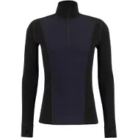 Ulvang Peak Map Half Zip, skiundertrøje, herre, sort/mørkeblå