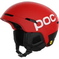 POC - Skihjelme herre - Obex BC MIPS Prismane Red Matt til UnisexUld - Størrelse 59-62 cm - Rød