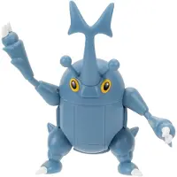 Pokémon PKW3420 Battle Feature-figur – Scaraborn officielt artikuleret figur, 11,5 cm, officielt licenseret -legetøj til 4+ år