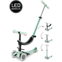 Micro Løbehjul - Mini2grow Deluxe Magic LED - Mint - - OneSize - Løbehjul