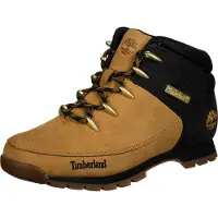 Timberland Timberlandtil mænd. TB0A1NHJ2311 Euro Sprint gule mellemlange læderstøvler med snørebånd (42), Fast, Blonder, Casual, Sport, Udendørs