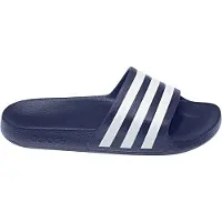 Adidas Pantoletter 'Adilette Aqua' mørkeblå / hvid