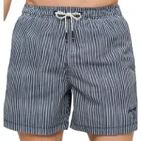 Superdry Superdrytil mænd. M3010231A Trykt badedragt lavet af genanvendt havmateriale (M), Badetøj, Genanvendt polister, Bæredygtig, Blå