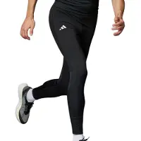 Adidas Sportsbukser 'Adizero' lysegrøn / sort