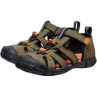 Keen Sandaler - Seacamp II CNX Y - Dark Olive/Gold Flame - - 35 - Sandal