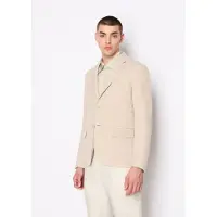 Armani Exchange A|X Armani Exchangetil mænd. 8NZG15ZNFNZ1724 Beige blazer Giacca (46), Casual, Linned, Klassisk