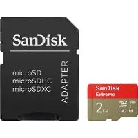 SanDisk Extreme MicroSD/SD - 240MB/s - 2TB