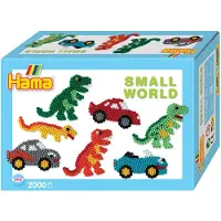 Hama perler midi Small World Auto, gaveæske Diameter perle midi: 5,0 mm - 1 stk (3502)