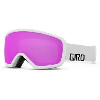 Giro Stomp Flash, Hvid, Unisex, Sfærisk linse, Hvid, Lyserød, S2