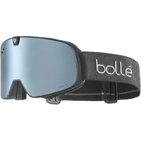 Bolle - Skibriller - Nevada Neo Black Matte - Volt Ice Blue & Light Vermillon Blue til UnisexUld - Grå