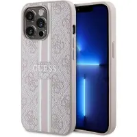 GUESS GUHMP13LP4RPSP iPhone 13 Pro / 13 6,1" pink/pink hardcase 4G Printed Stripes MagSafe