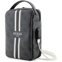 GUESS Taske GUHBP4RPSK Organizer sort/sort 4G Printed Stripes