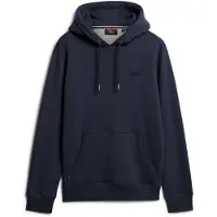 Superdry Superdrytil mænd. M2013110A Sweatshirt med hætte og navy Essential-logo (S), Casual, Bomuld, Bæredygtig, Blå