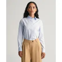 Gant Ganttil kvinder. 4300348 Regular Fit blå poplin-skjorte (42), Casual, Bomuld, Lange ærmer