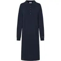Pepe Jeans Pepe Jeanstil kvinder. PL953592 Haddie-kjole marineblå (S), Casual, Polyester, Lange ærmer