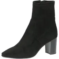Caprice Bootie, black, made of Textiles with Block heel, Size 36