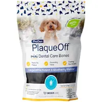 Proden Plaqueoff PlaqueOff Dental Care Bones - Grøntsager Mini (340 g)