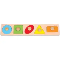 ClassicWorld Medinė formų ir spalvų dėlionė CLASSIC WORLD Montessori