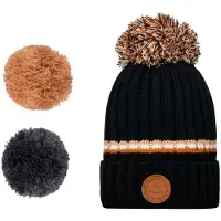 Cabaia - Huer - Manhattan Beanie Dark Grey til Unisex - Sort
