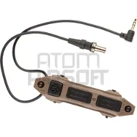 Wadsn Tactical Augmented Dual Function Tape Switch With Lock Sf Ml & 3.5mm Forbinder