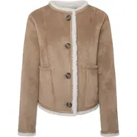Pepe Jeans Pepe Jeanstil kvinder. PL402471 Vendbar jakke Caylin brun (M), Casual, Polyester